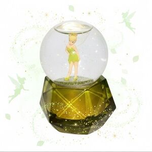 Disney Rare Tinker Bell‎ Miniature Snow Globe Disney World Peter Pan Sparkly